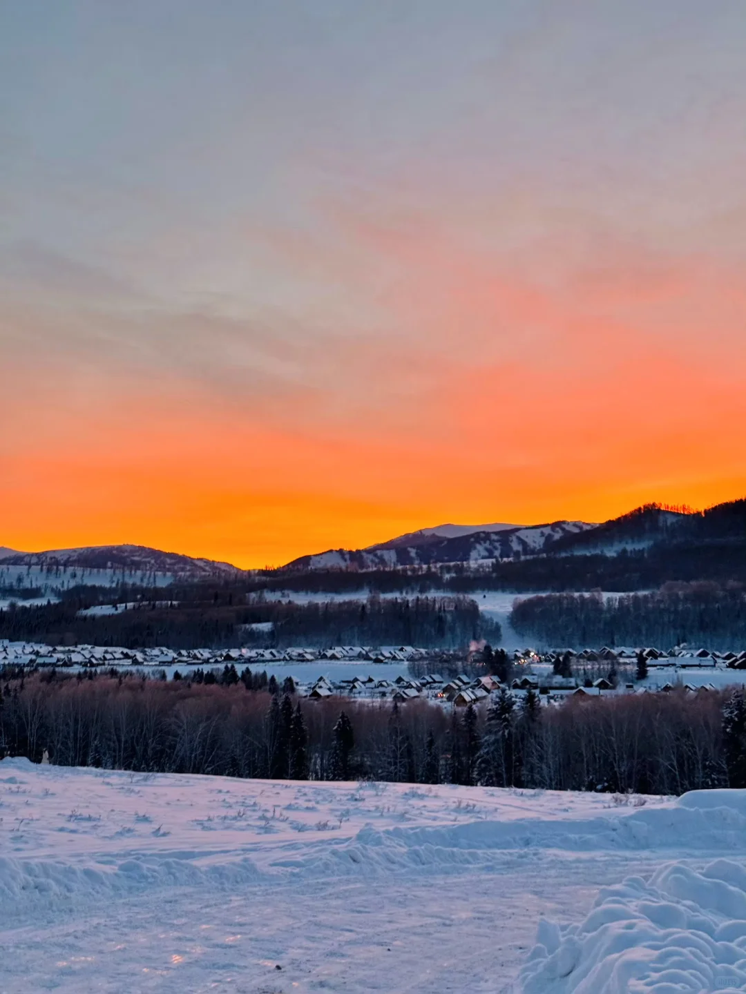 我的阿勒泰，如画般的禾木村🖼️