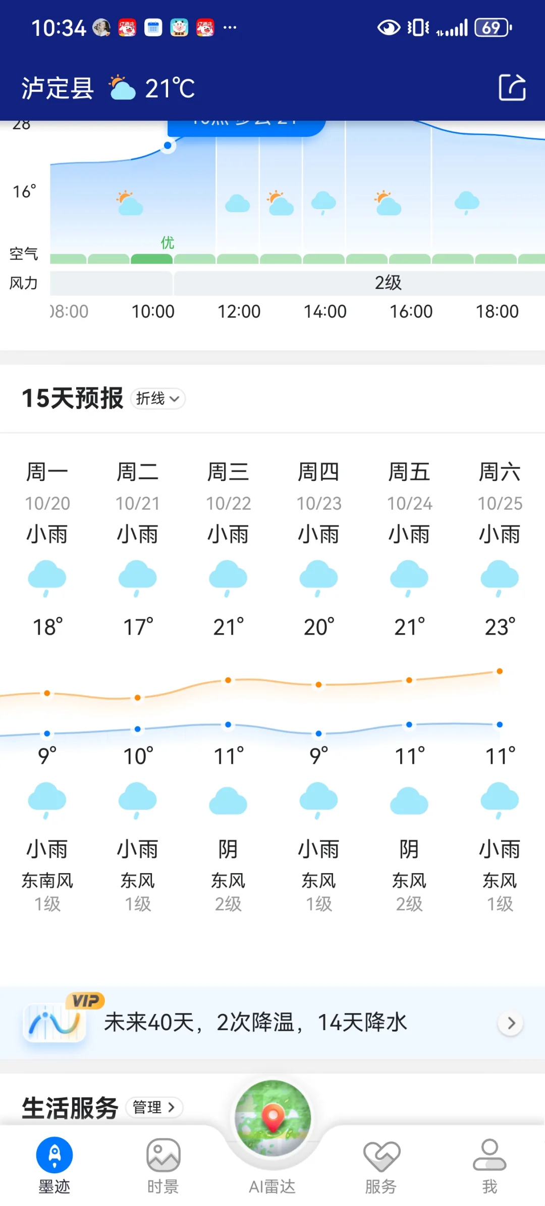 看川西天气真要看焦虑了10.18-25出行