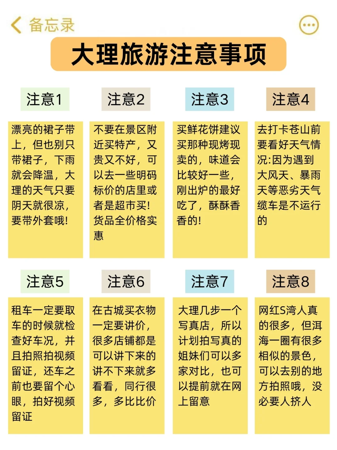去大理前，👂听点不一样的的大实话吧......