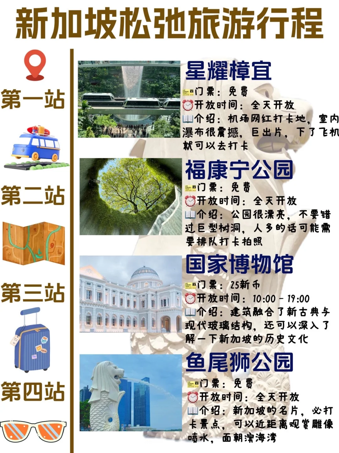 新加坡旅游攻略｜懒人游‼️不绕路版
