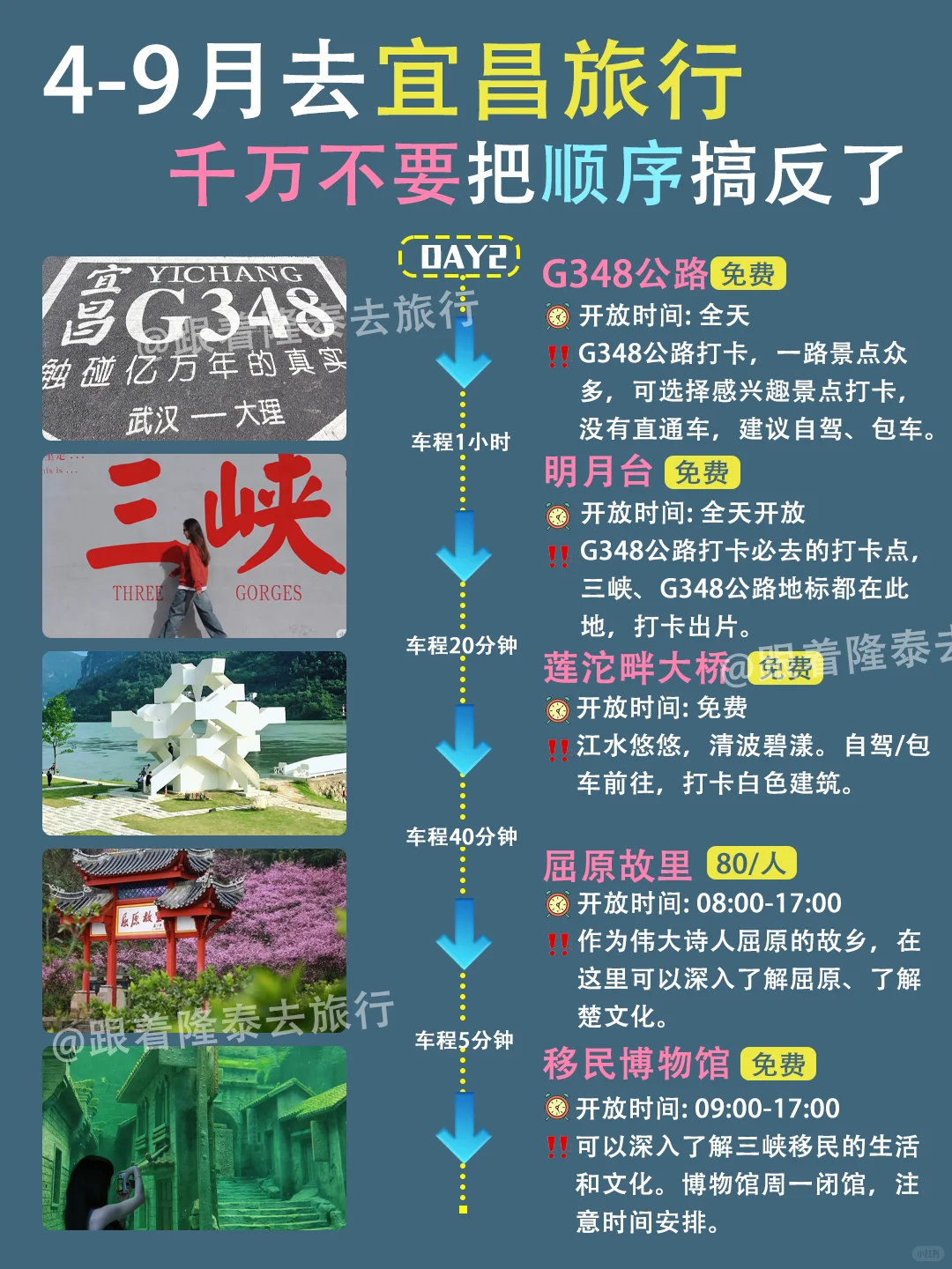 宜昌四天三晚旅游攻略 |不绕路+避坑指南！
