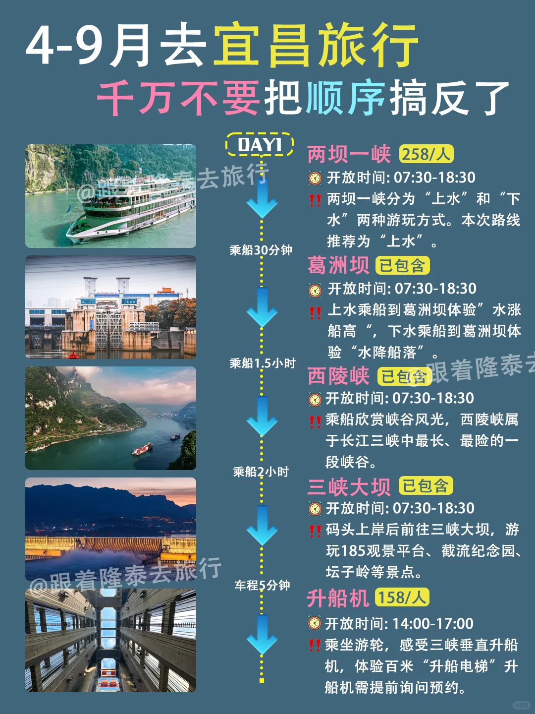 宜昌四天三晚旅游攻略 |不绕路+避坑指南！