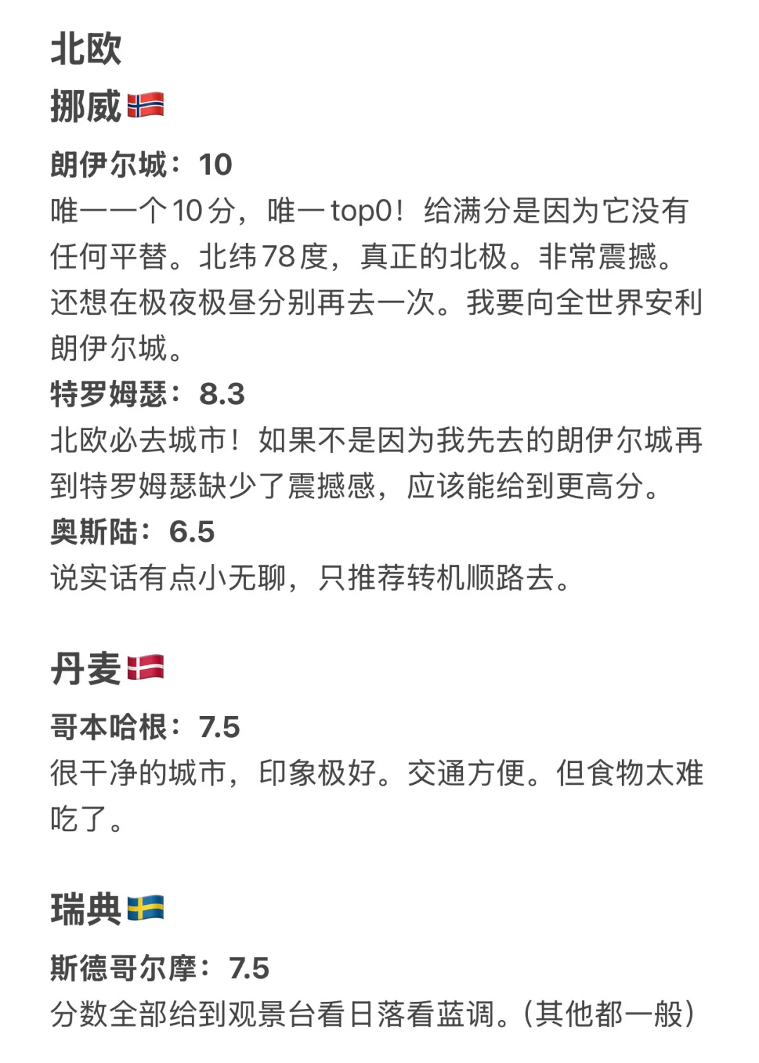 英硕旅游25国67城 锐评体验丨纯主观打分版