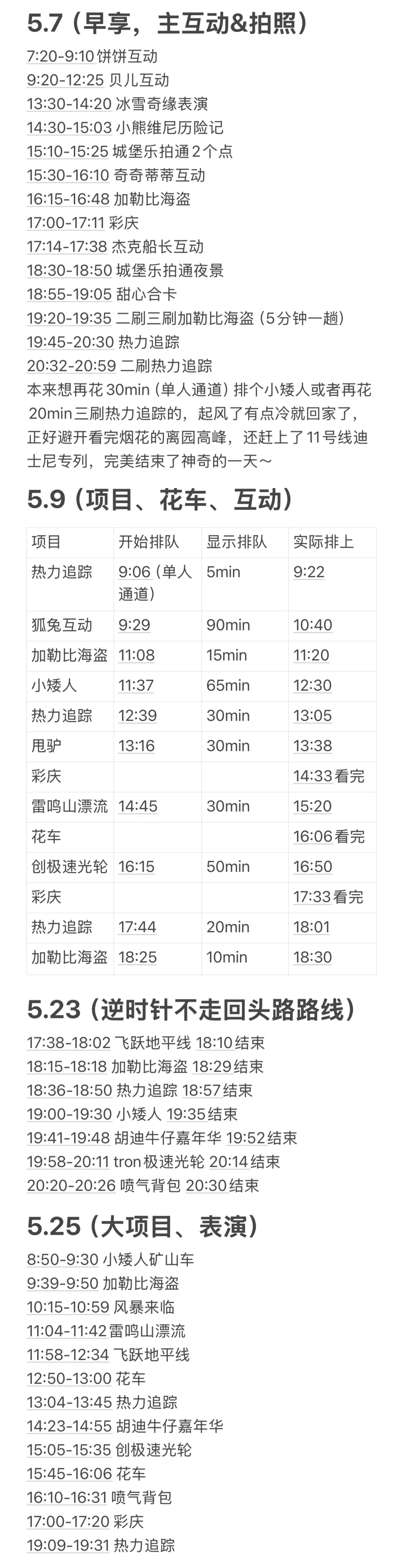 写给首次来迪士尼的朋友们的攻略