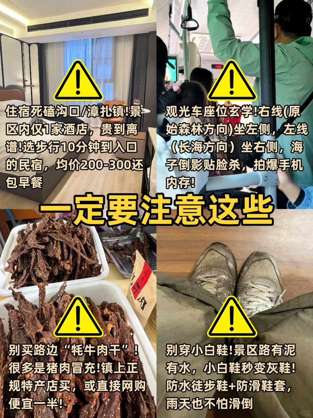 10-11月准备来九寨沟玩的❗千万要注意⚠️