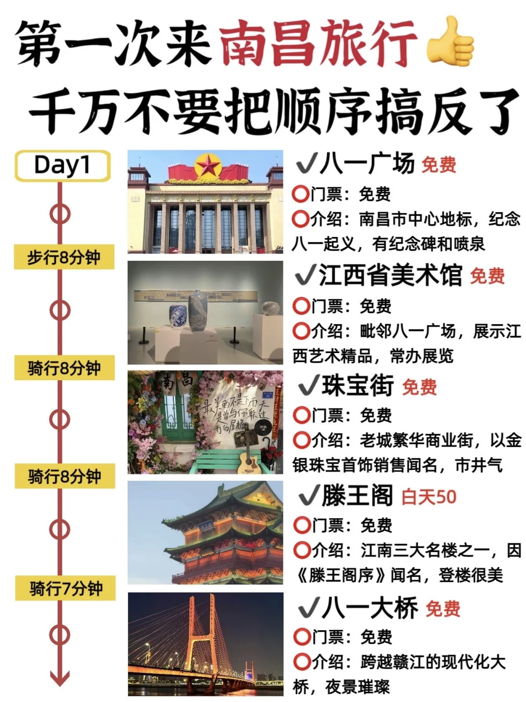 秋天南昌‼️不绕路版旅游攻略！！直接抄✅