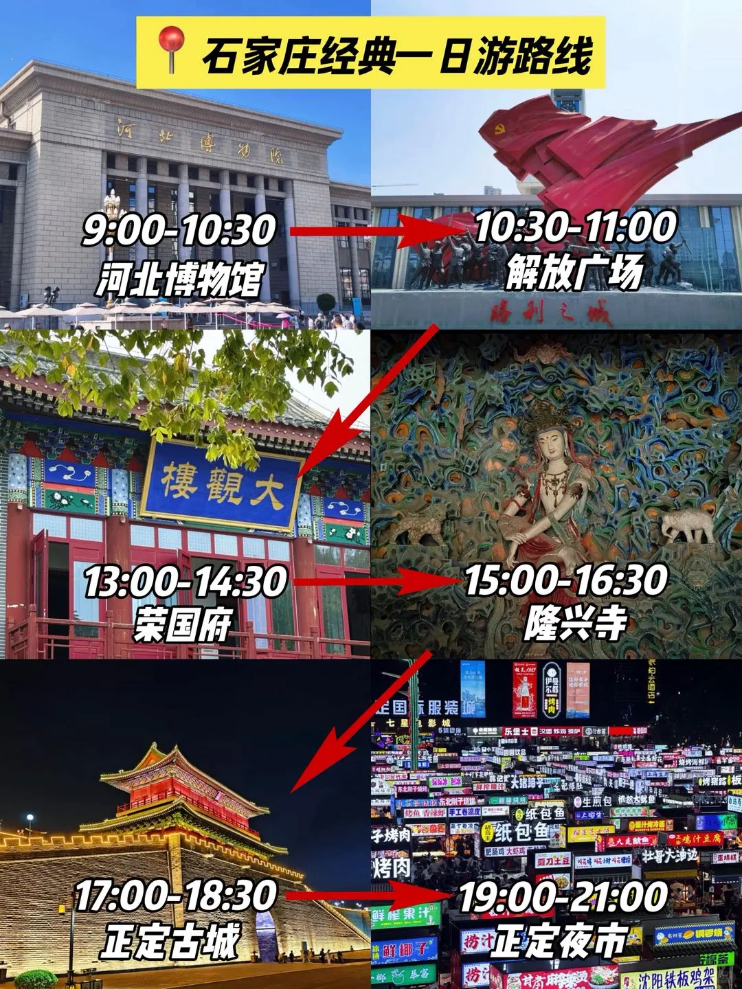 人均280r💰石家庄精华景点+美食一日游