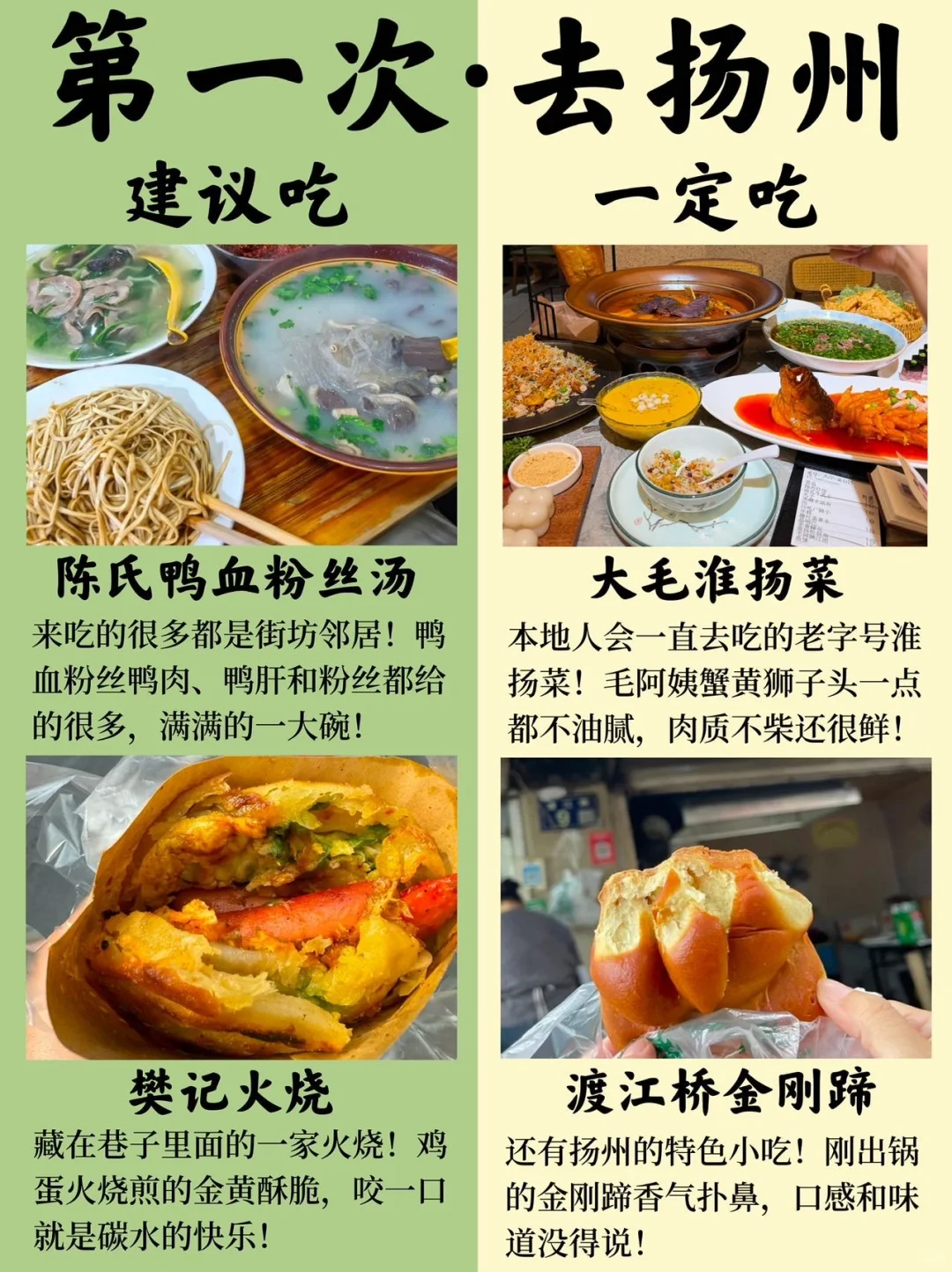 扬州景点、逛吃指南秒懂攻略👍不踩雷版