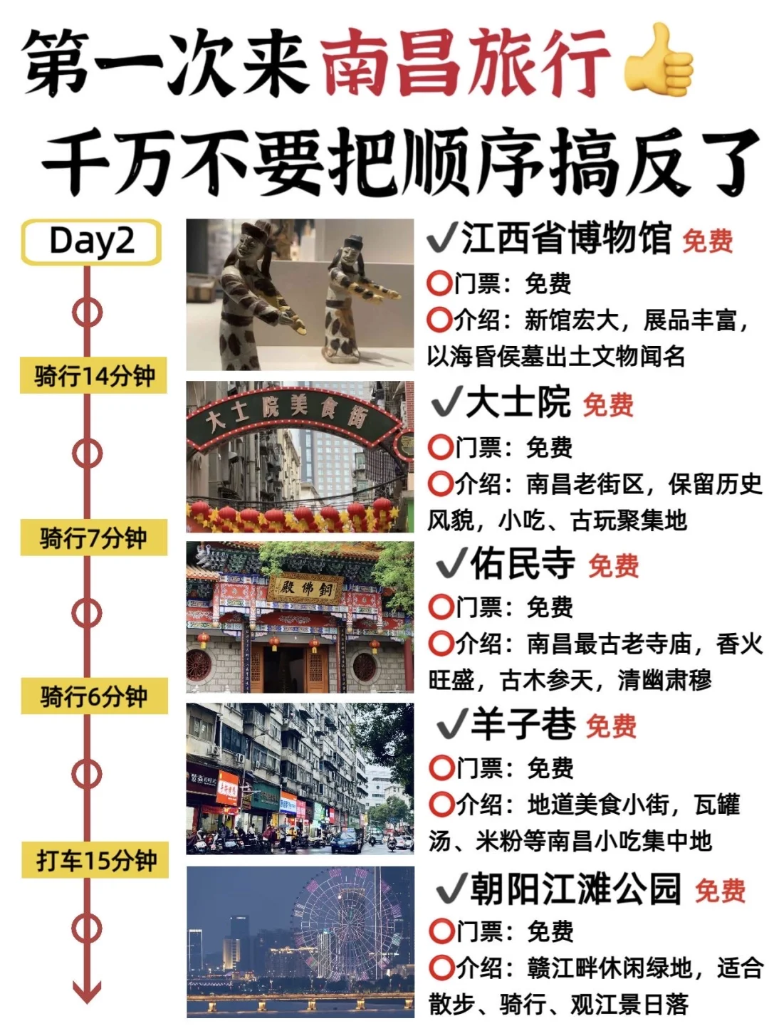 秋天南昌‼️不绕路版旅游攻略！！直接抄✅