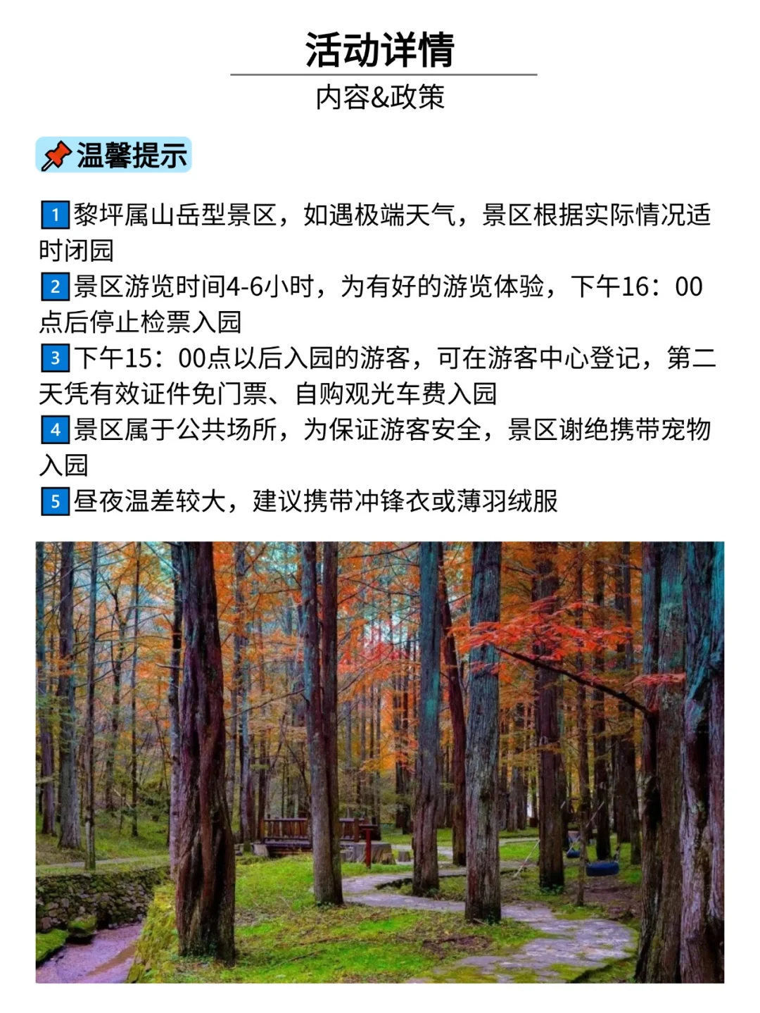 汉中黎坪景区红叶节，全民免门票❗