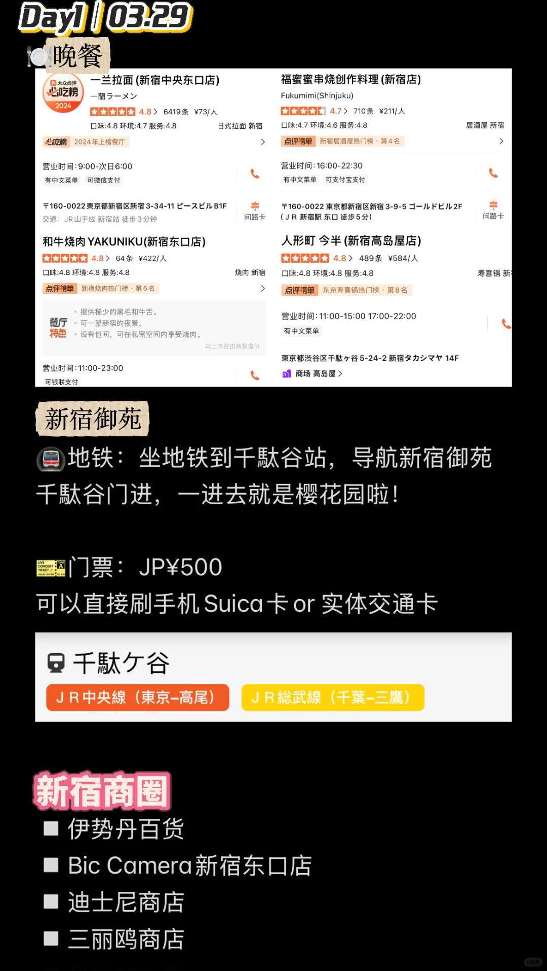 🔥超详细东京6天5晚旅行攻略等你来抄