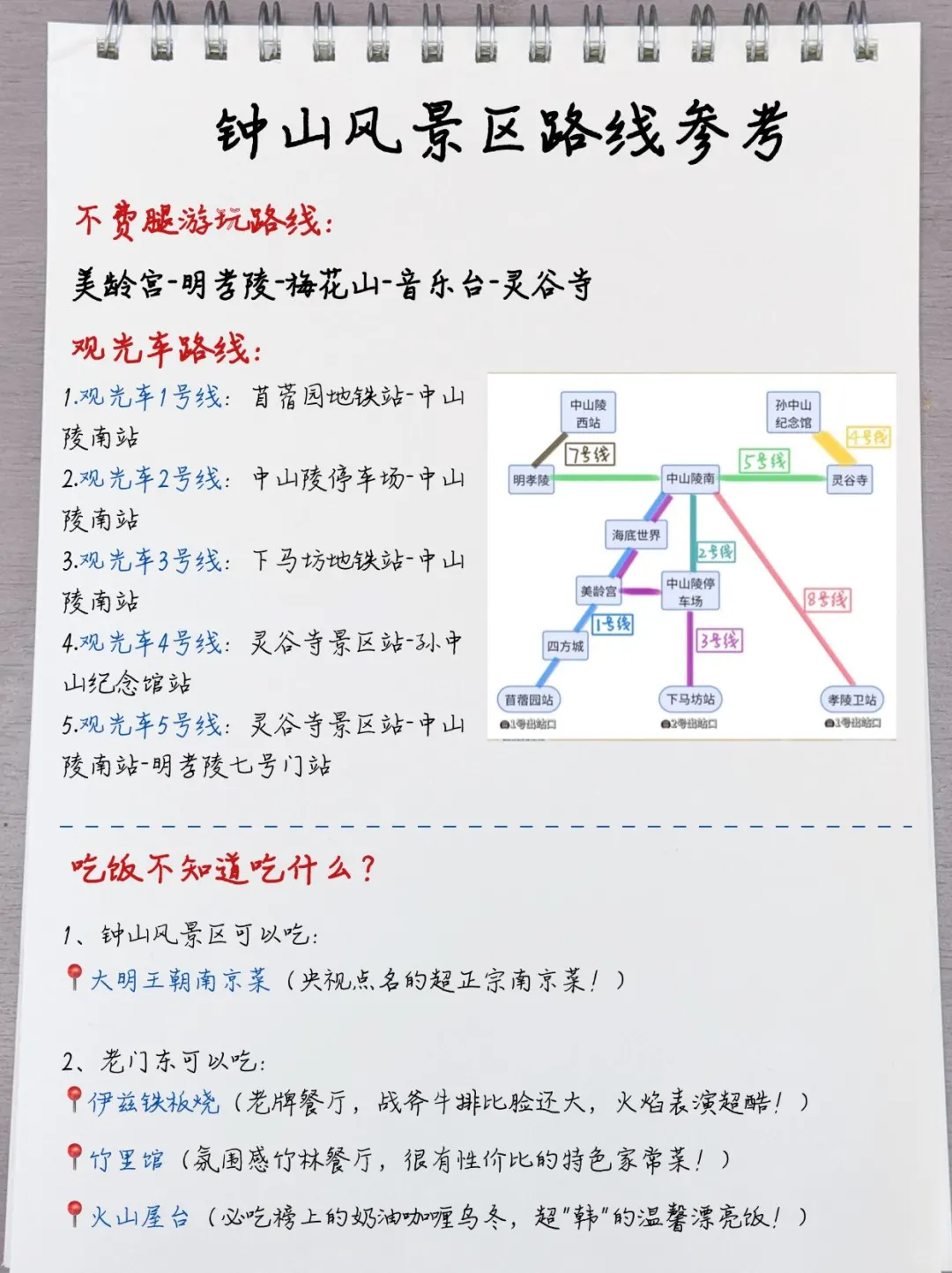 土著一次性把钟山风景区说明白了！！🥺