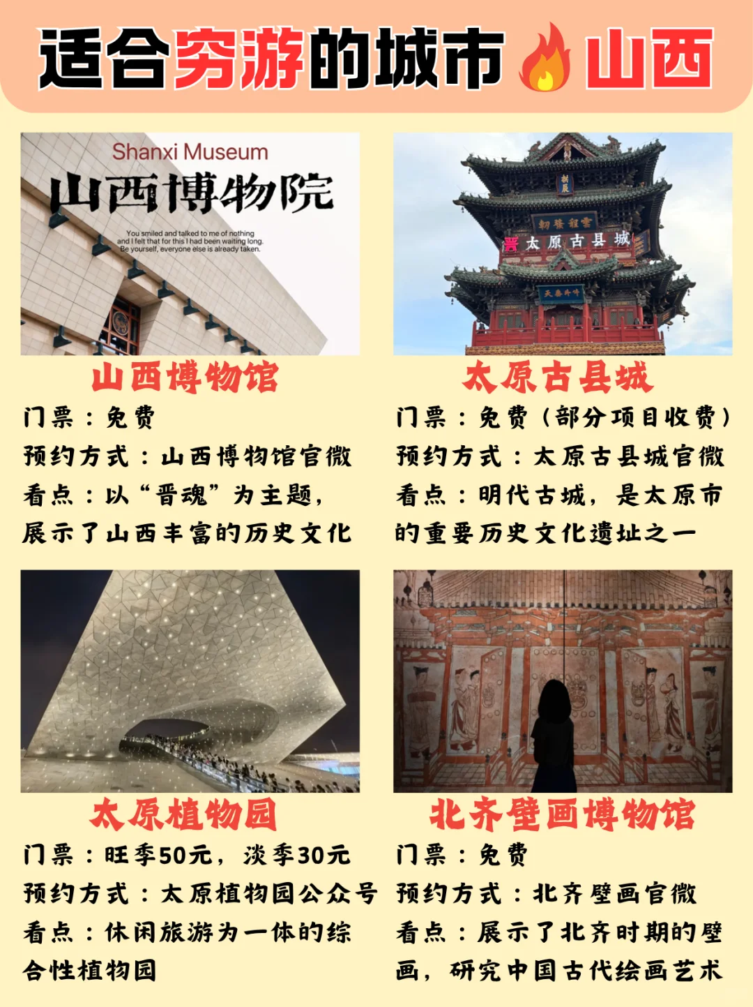 山西旅游景点攻略看这一篇就够了！ 🌟