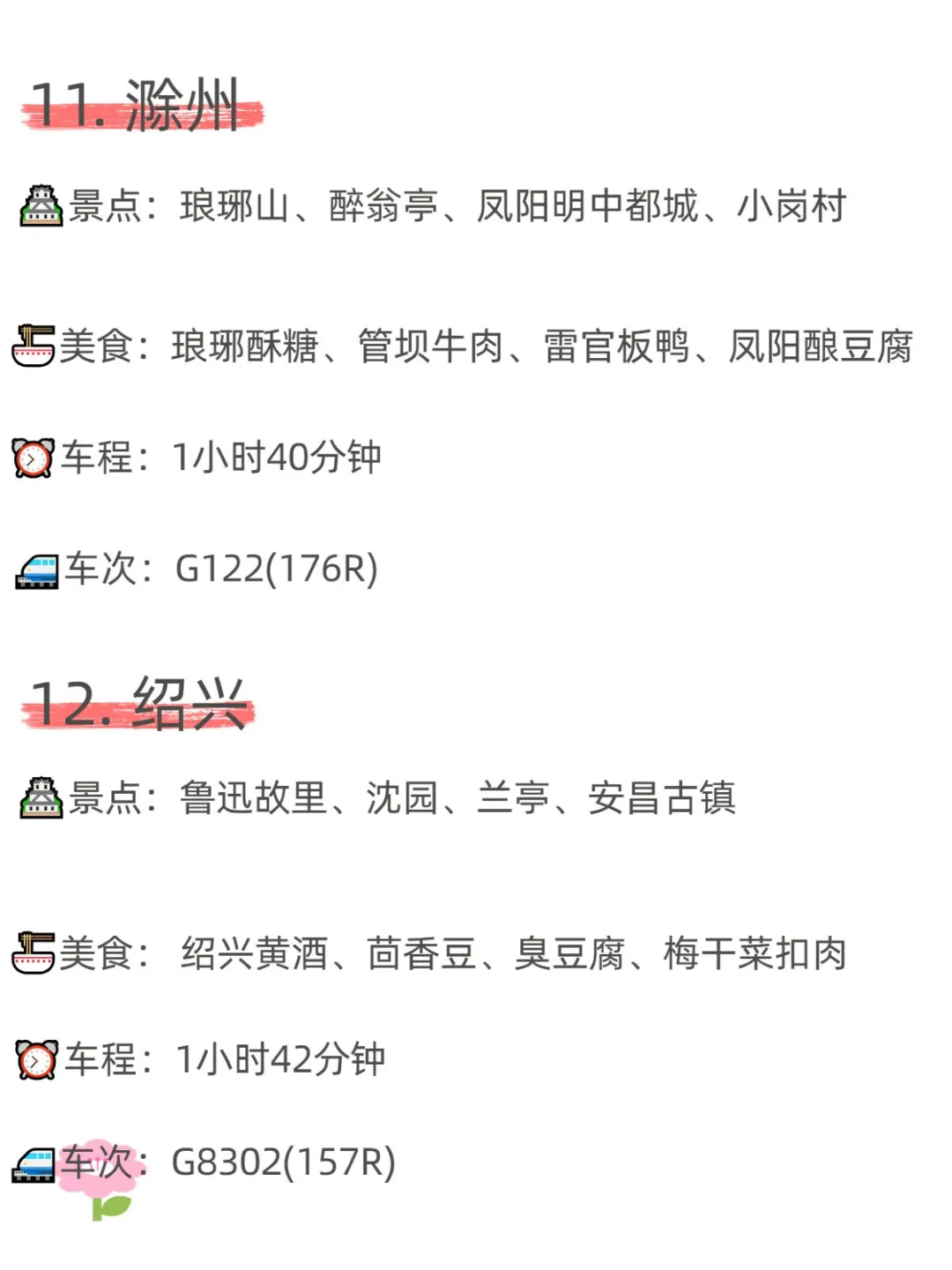 上海❗高铁2h直达的16个宝藏旅游城✨