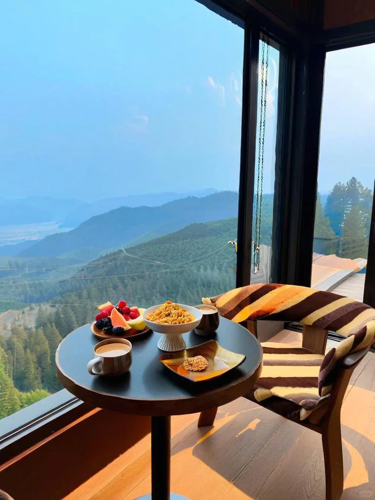 莫干山度假必住!浴缸看景谁懂啊~