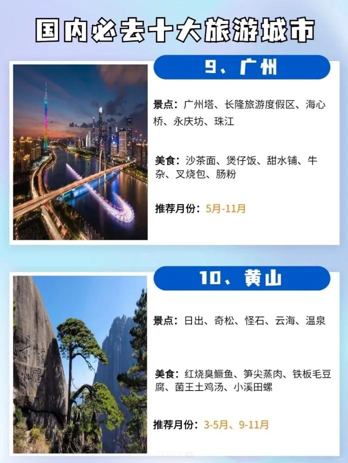 假期哪里玩? 此生必去的中国十大景点旅游