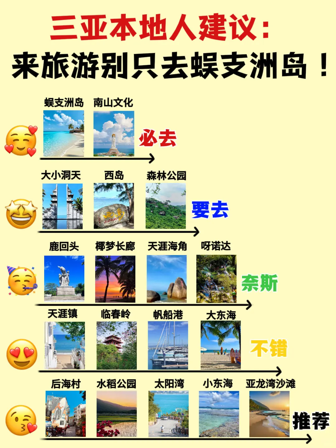 三亚本地人建议✍这些地方一定要去