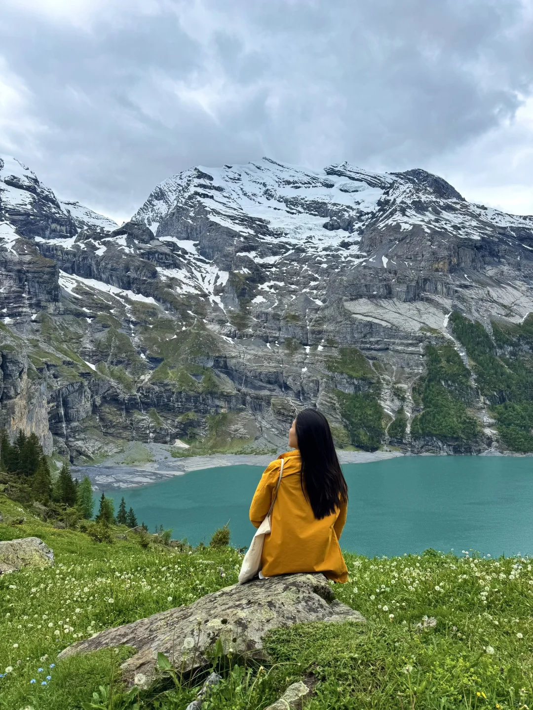 完全是因为这张照片去的瑞士