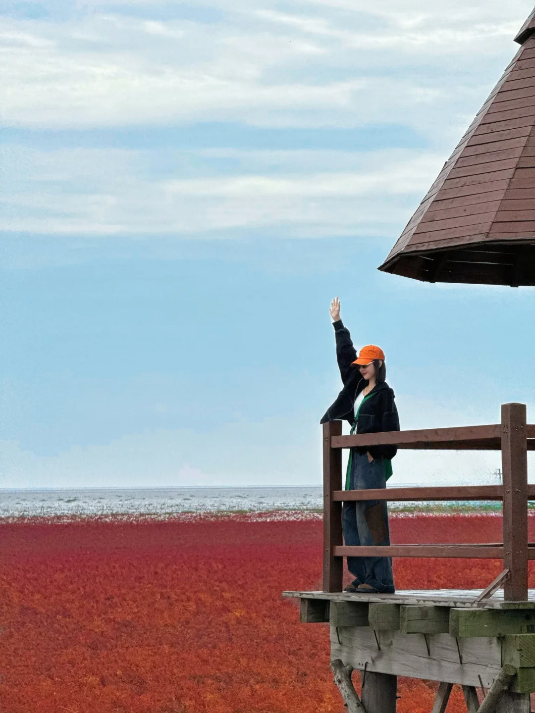 盘锦｜ 在这片红滩秘境拍到了人生照片❗️