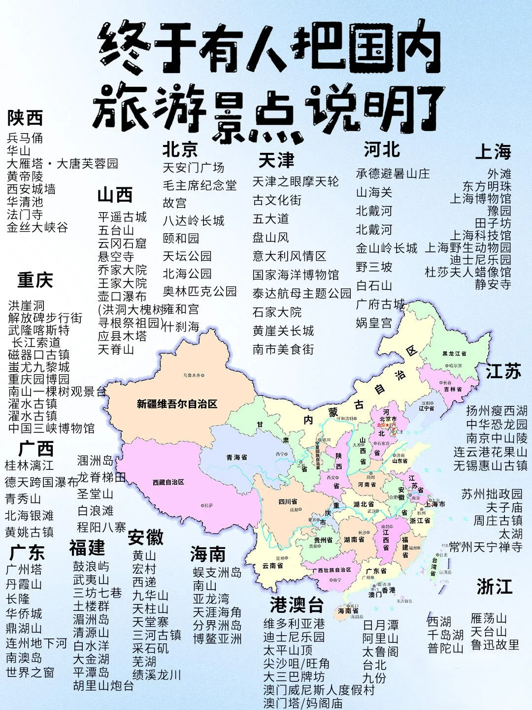 国内旅游景点推荐，公主请收藏起来🙈🙈
