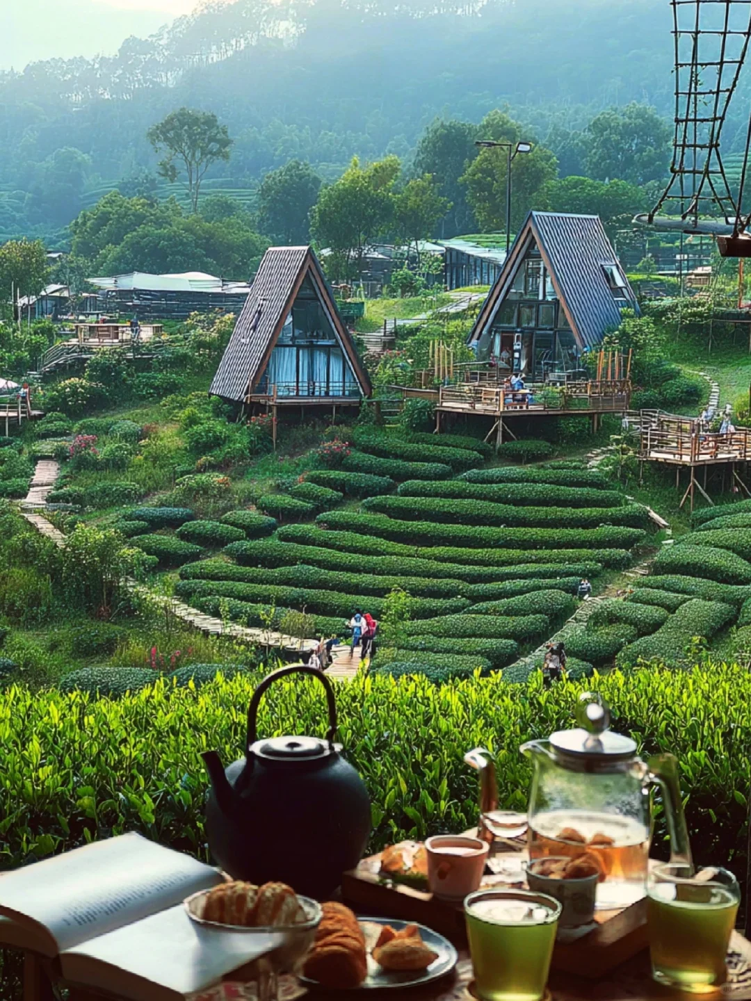 清远“莫干山”📍茶园山野民宿！10.13空