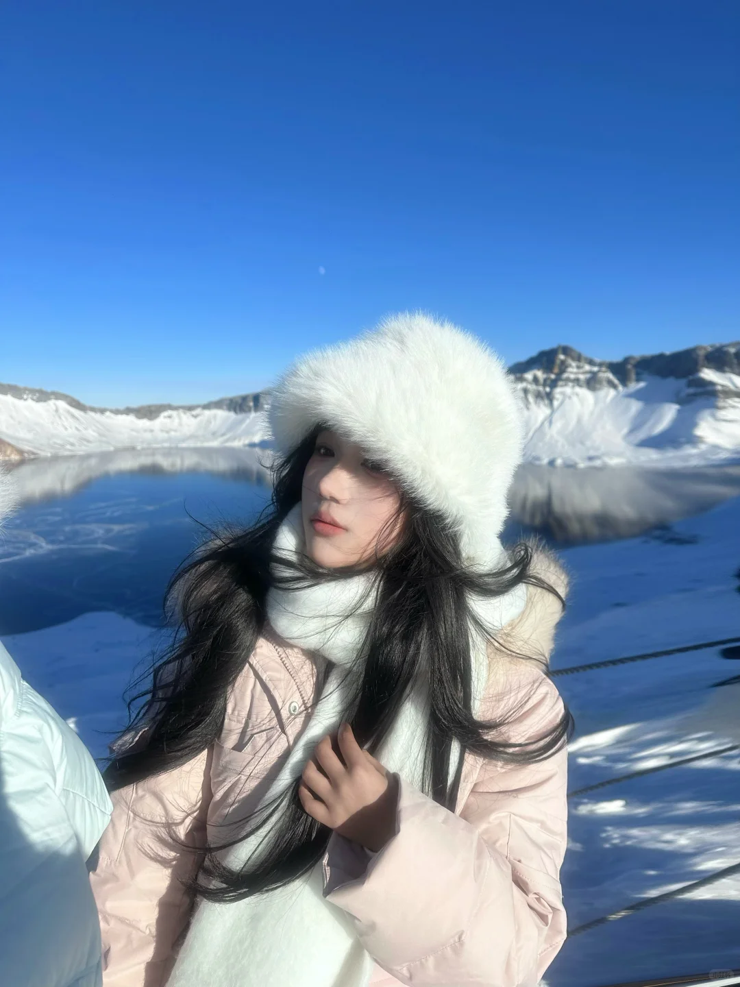 这个冬天一定要去一次长白山天池🏔️