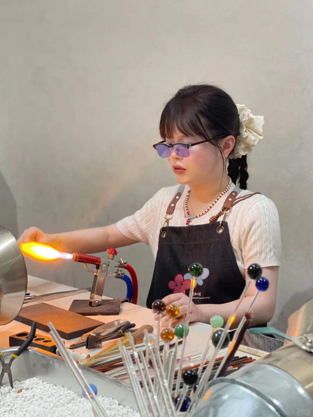 景德镇烧玻璃|只花一小时拥有一个可爱杯子