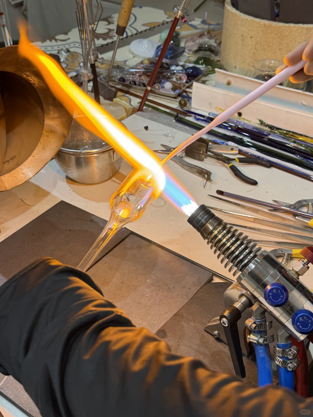 景德镇烧玻璃|只花一小时拥有一个可爱杯子