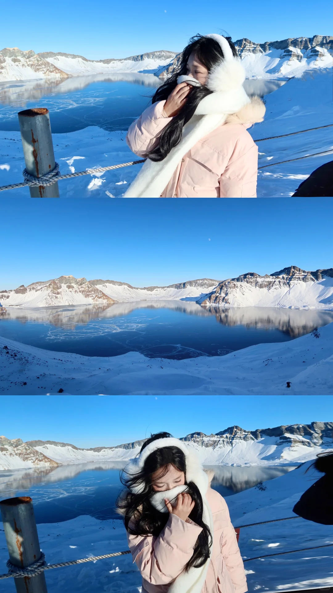 这个冬天一定要去一次长白山天池🏔️