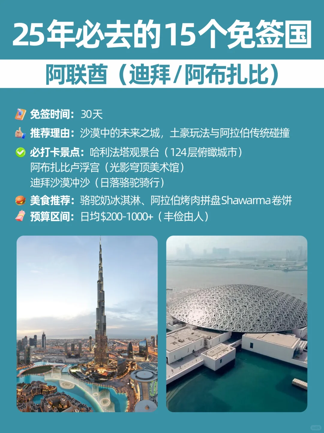 环游世界｜2025年必去的15个免签国，冲！