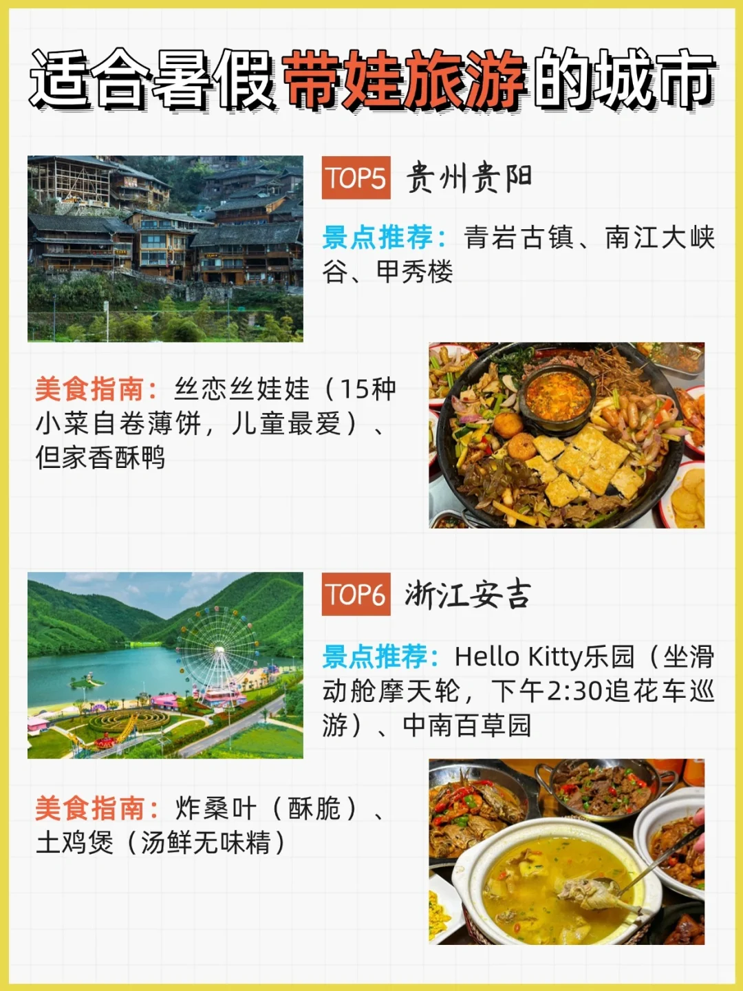 暑假带娃出游，这些地方去你就知道有多...