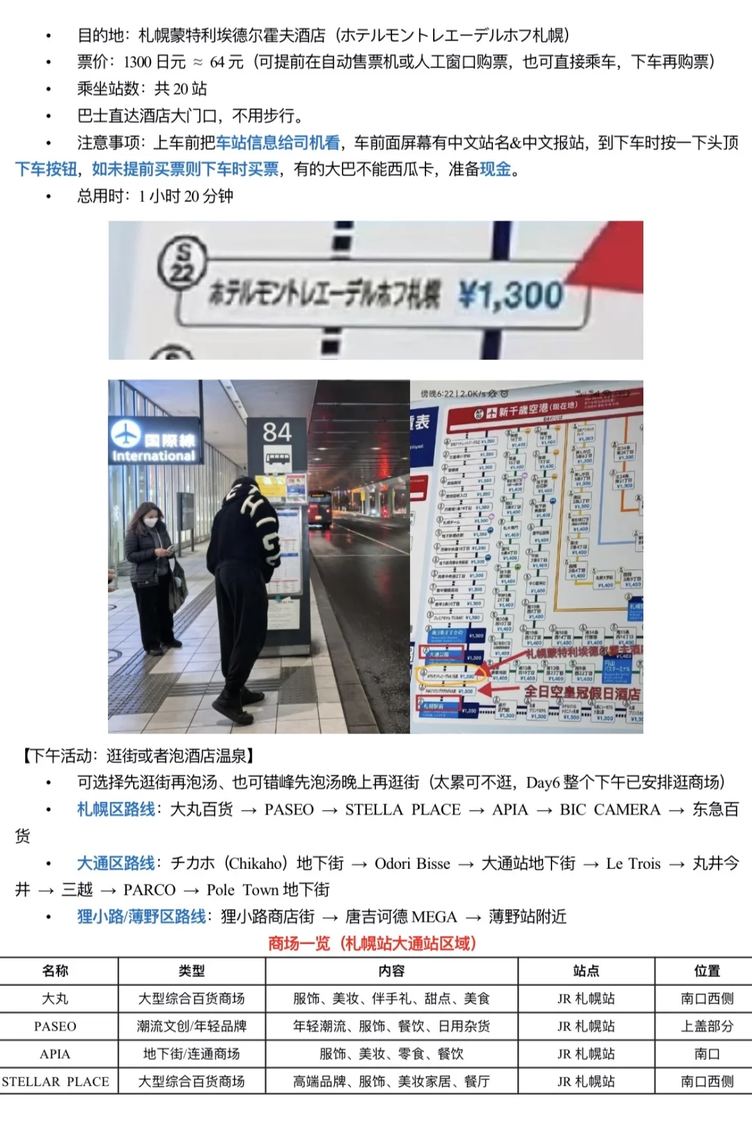 和我妈去北海道玩7天，做了1w字详细攻略