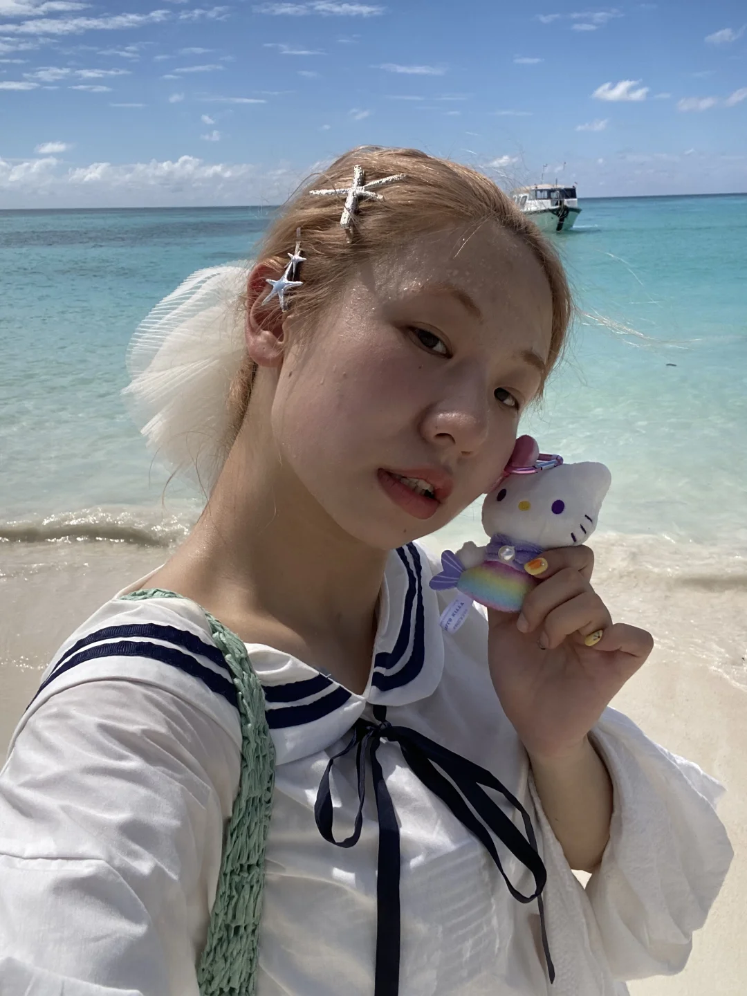 ᯓ 🥥˖°𓇼🐚⋆｡🫧 美成天堂了