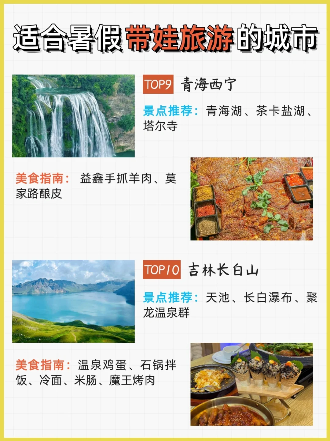 暑假带娃出游，这些地方去你就知道有多...
