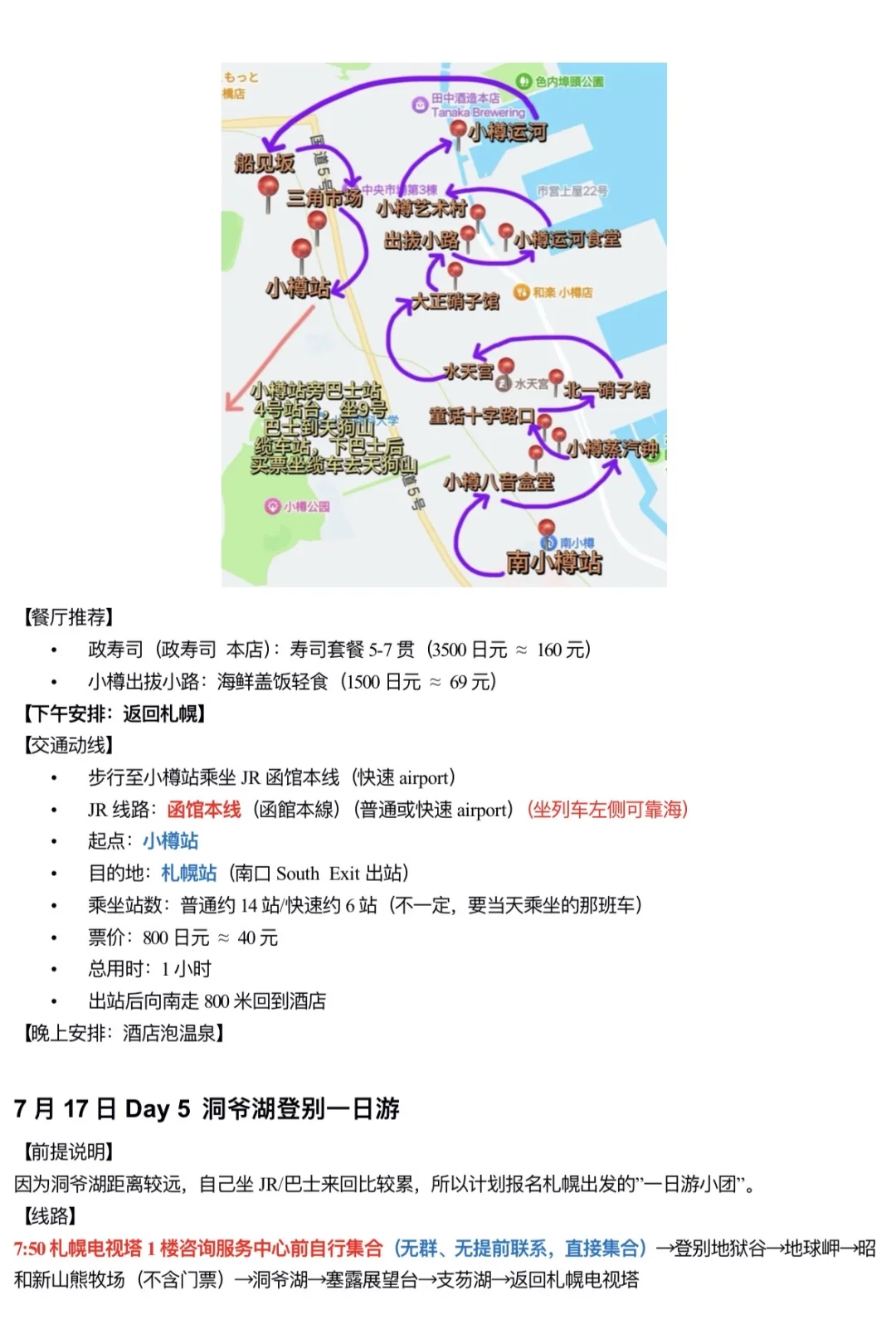 和我妈去北海道玩7天，做了1w字详细攻略