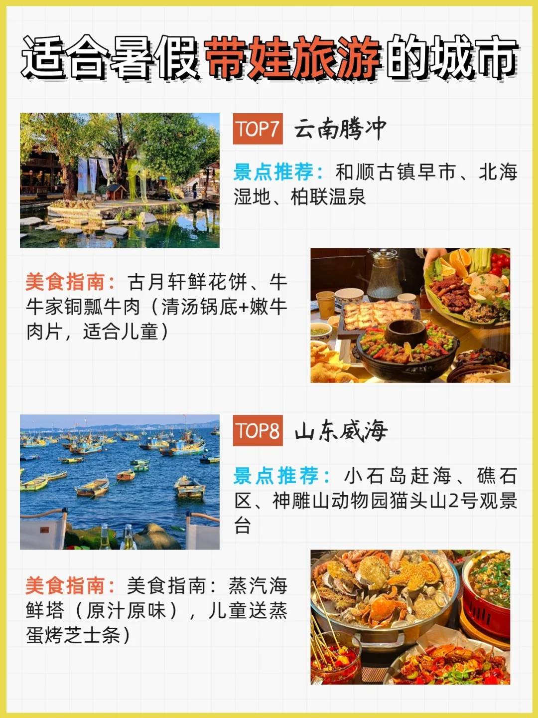 暑假带娃出游，这些地方去你就知道有多...