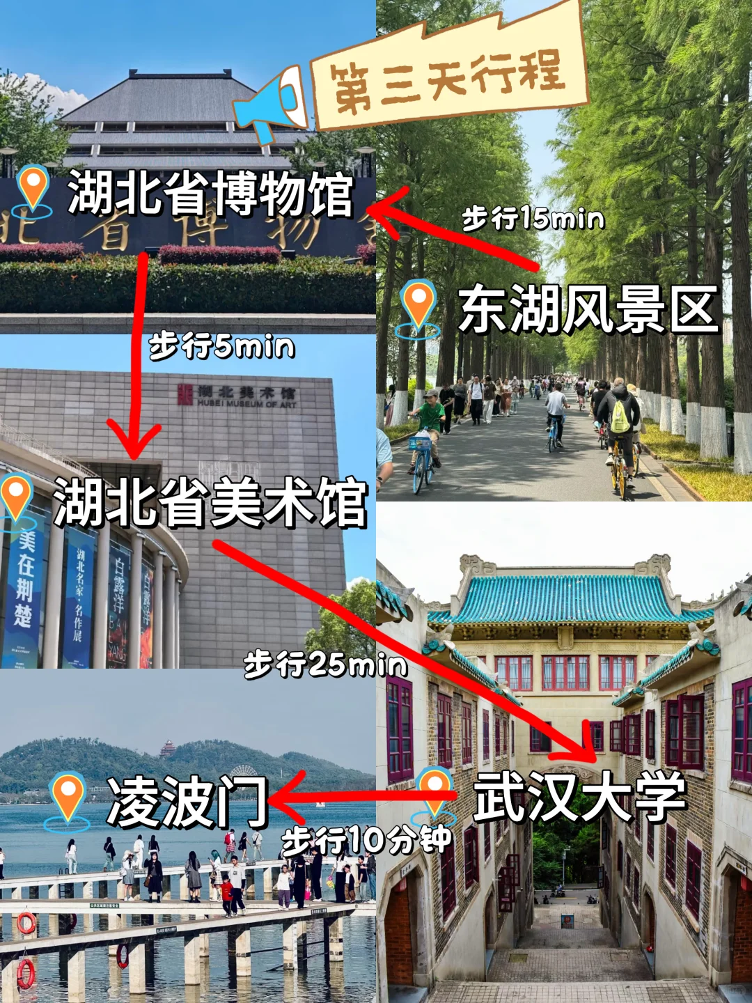 吐血总结‼️武汉3天2夜旅游攻略（省钱版）！！