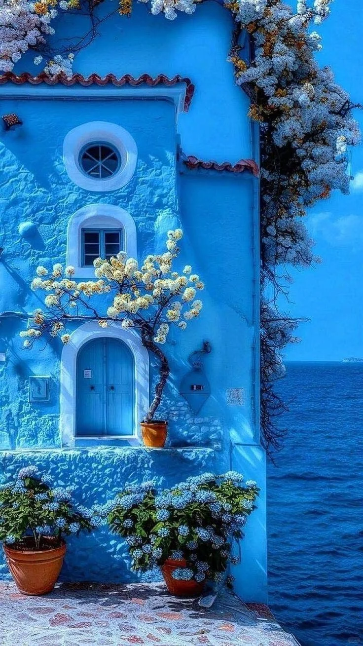 💫如梦似幻,涂鸦小镇壁纸🏝🏡