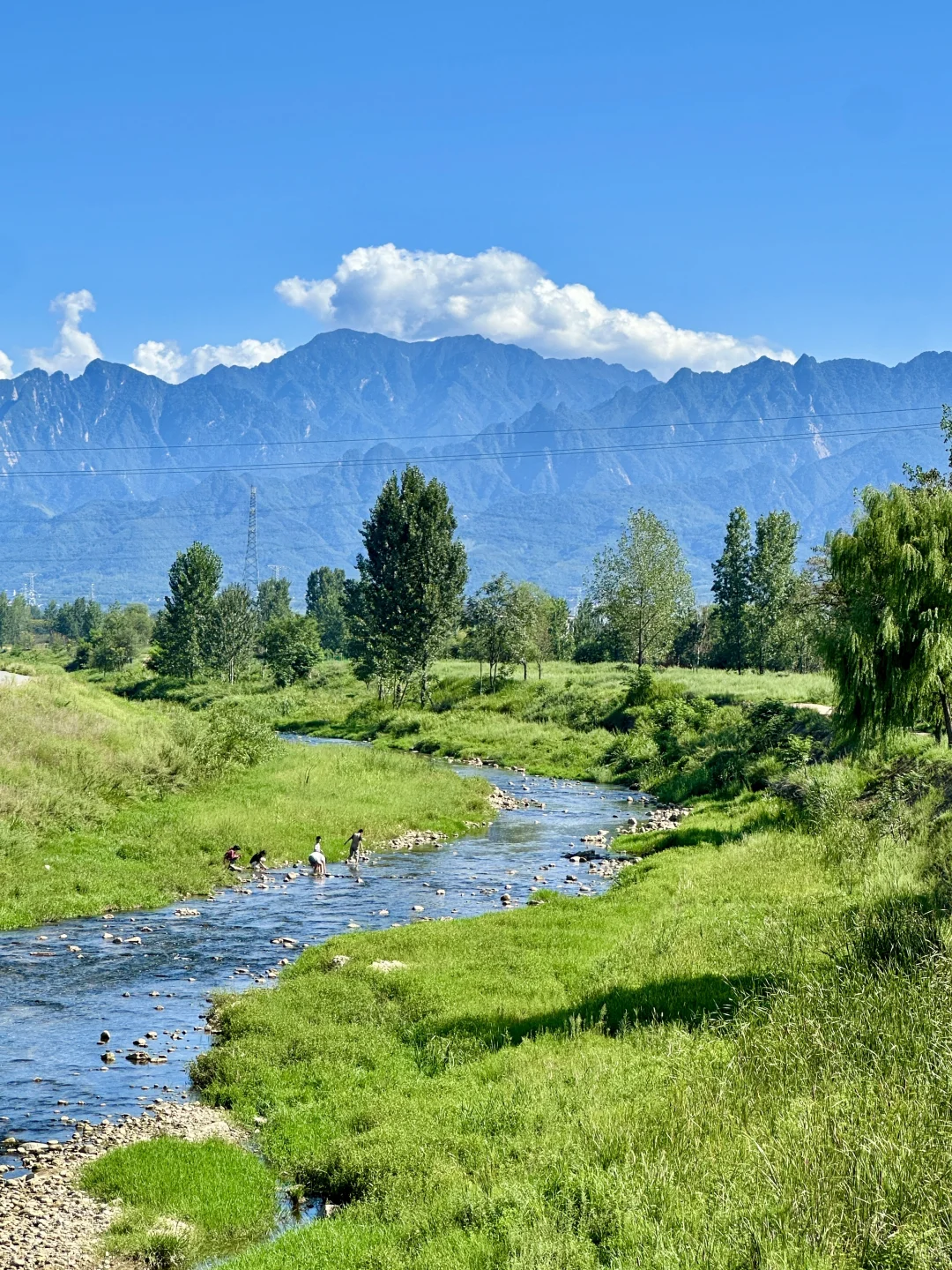 秦岭山与河视频没想到好多人喜欢，图片安排