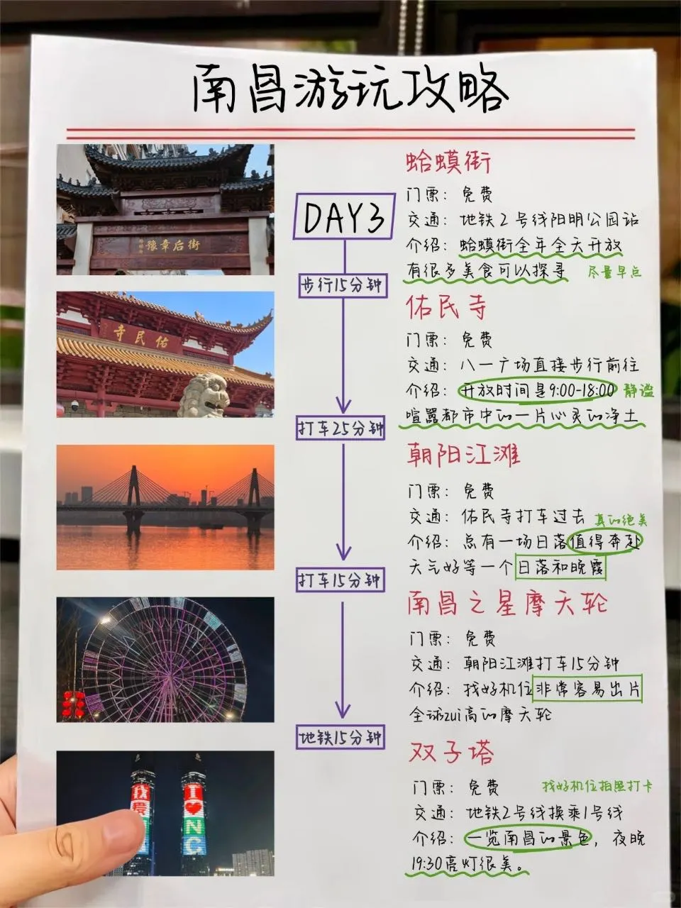 国庆去南昌旅游，没有比这更详细了的攻略吧