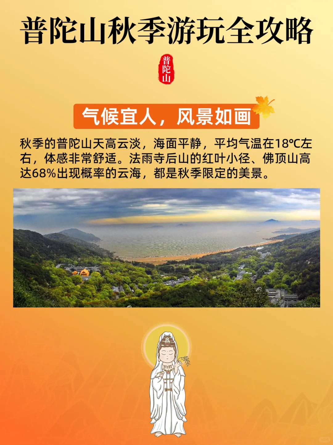 秋天来普陀山才是最棒的！一篇告诉你
