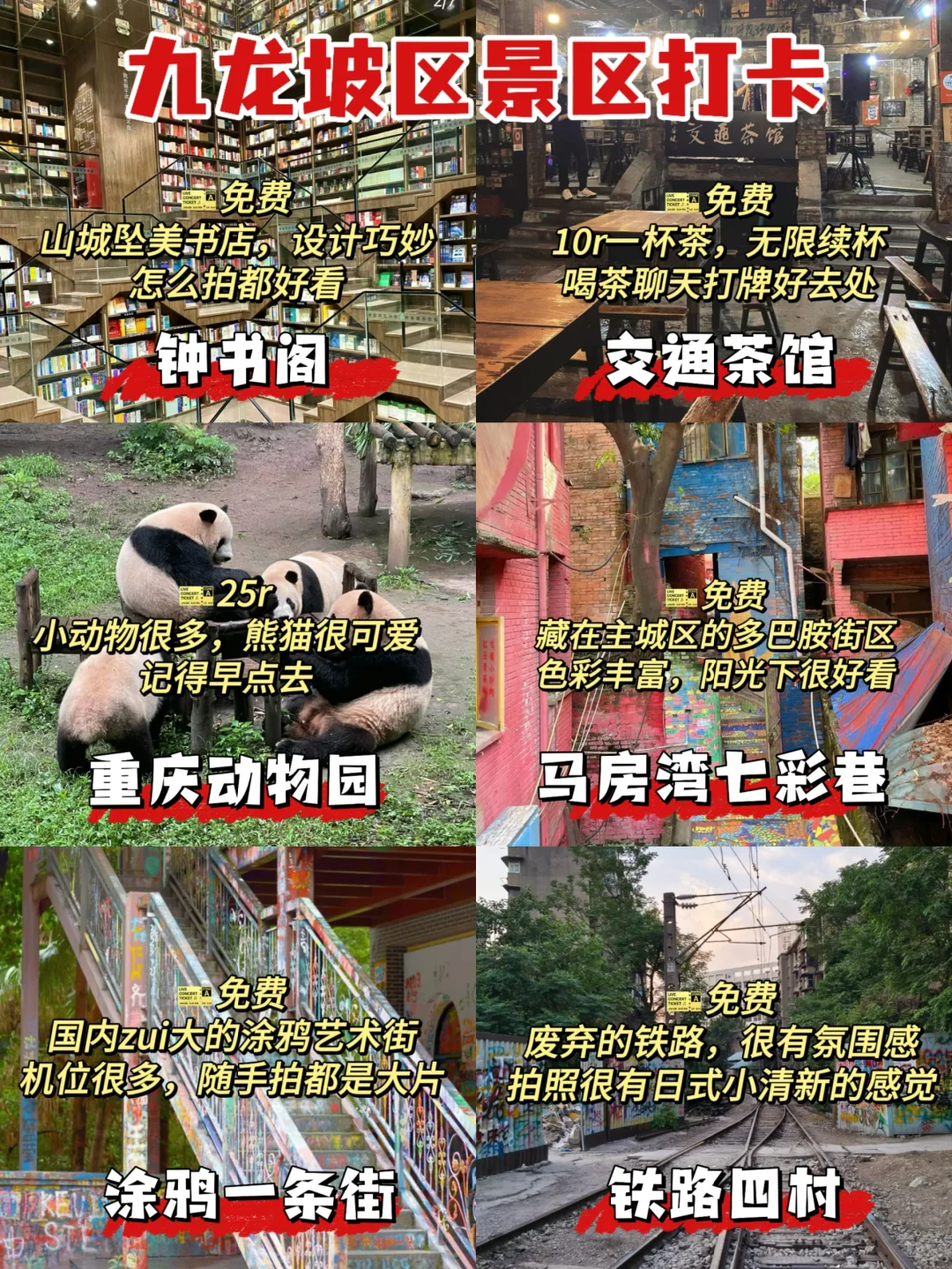 重庆各区热门景点盘点‼️超全超详细✅