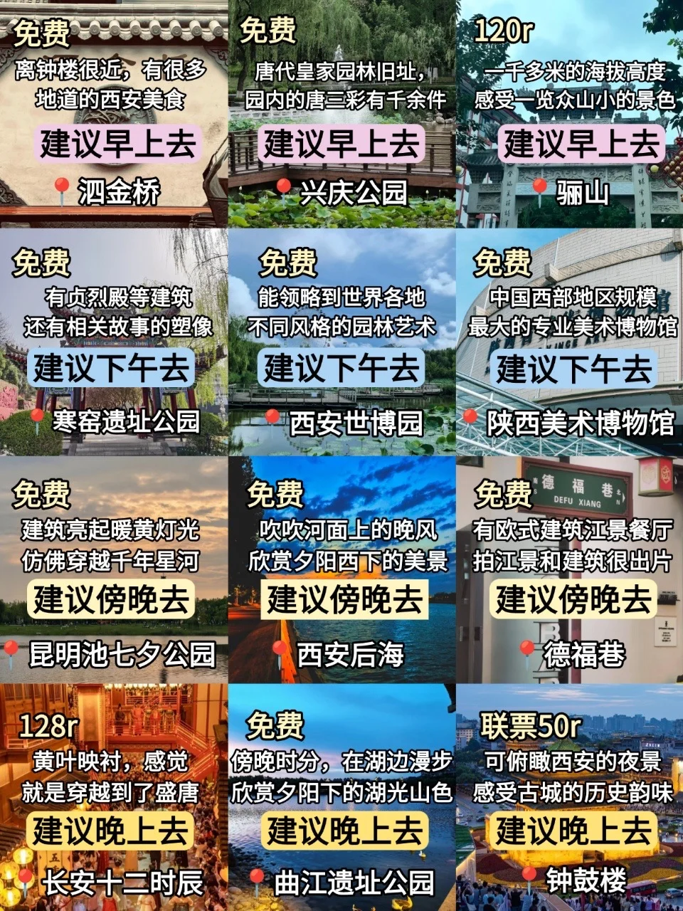西安📍景点攻略 | 去西安前锁死这份玩法