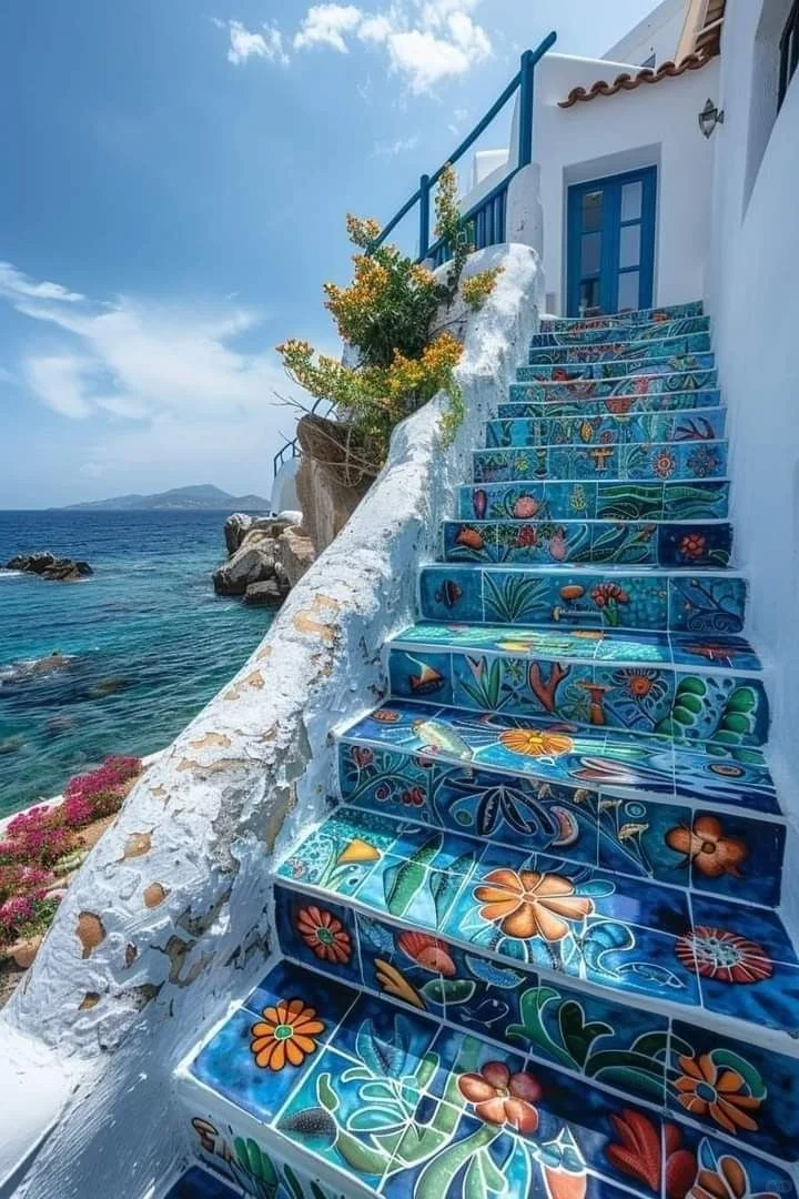 💫如梦似幻,涂鸦小镇壁纸🏝🏡