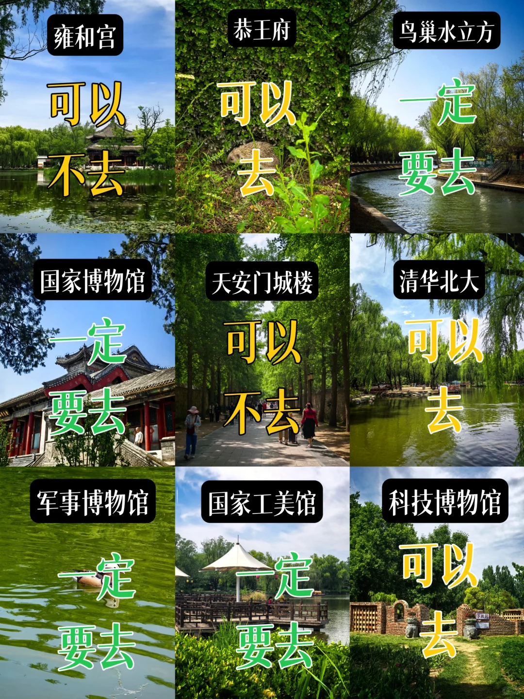 ❗️北京本地人真心提醒，故宫等地可以不去