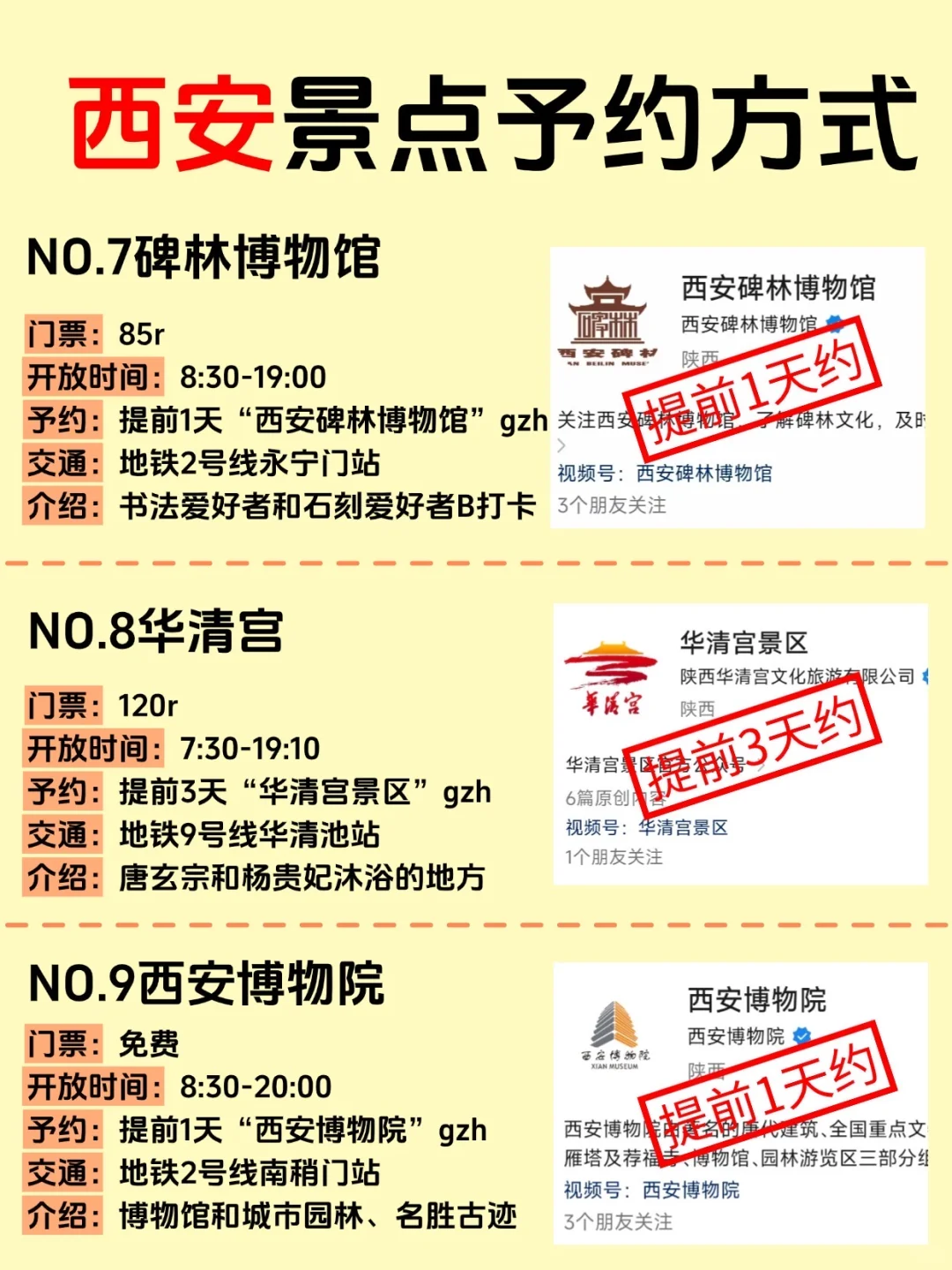 西安旅游|保姆级景点攻略（纯干货分享）