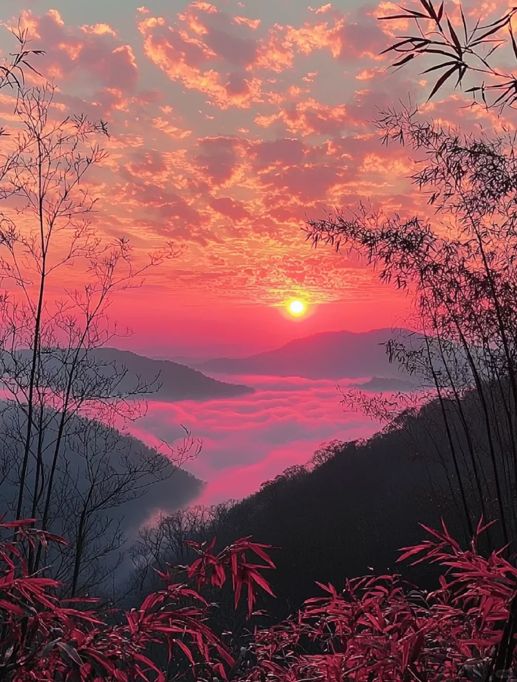 🌅日出云海，仙境之旅🌄