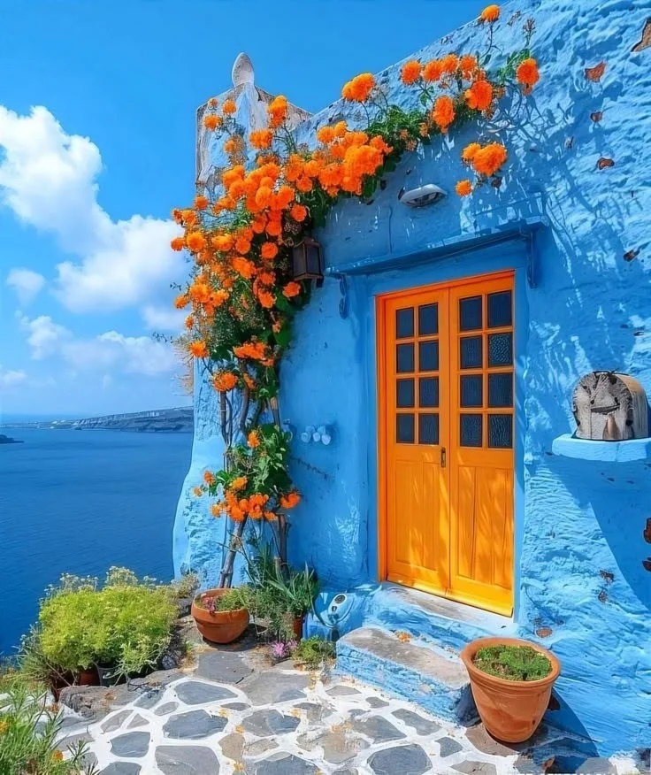 💫如梦似幻,涂鸦小镇壁纸🏝🏡