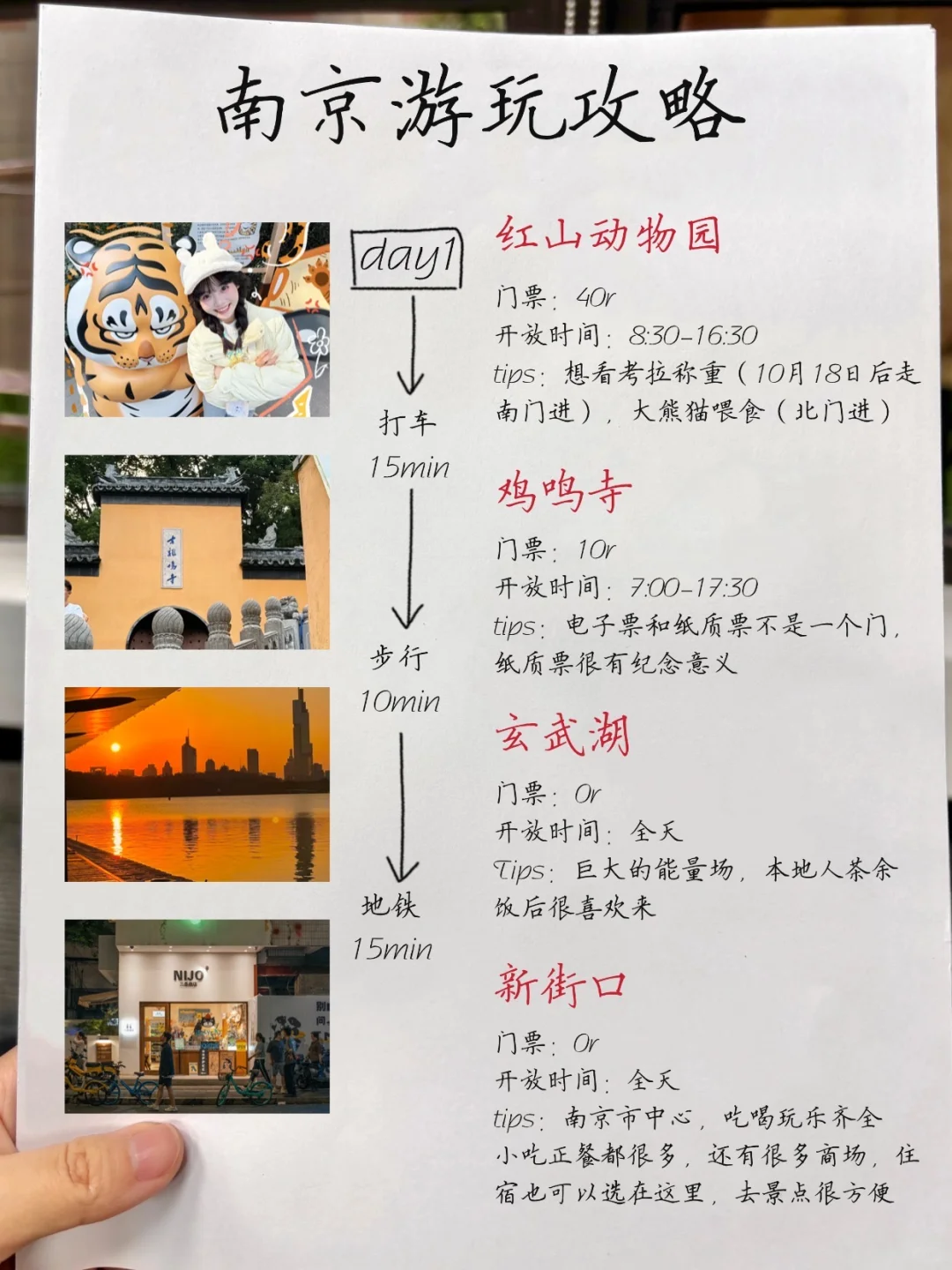连夜整理！南京土著朋友做的旅游攻略太全了