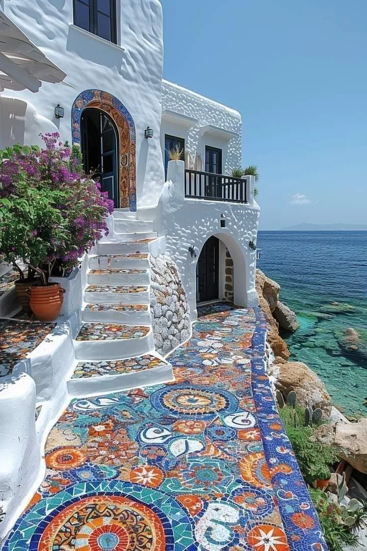 💫如梦似幻,涂鸦小镇壁纸🏝🏡
